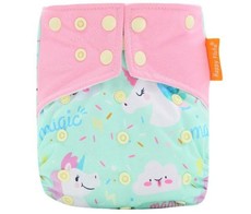 Happy Flute Unicorn Reusable Pocket Baby Diapers