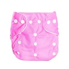 Modern One Size Baby Cloth Nappies Adjustable Reusable Diapers Liner - Pink