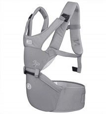 Multifunction Ergonomic Hipseat Baby Carrier - Grey