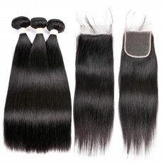 22 inch iMbali 10A Brazilian/Peruvian virgin hair 3 bundle + closure