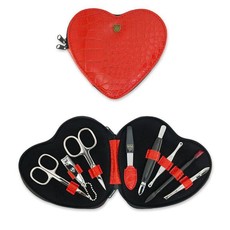 Kellermann 3 Swords Manicure Set - Red Heart