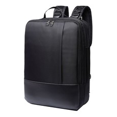 15.6 Inch 3-Way Convertible Laptop Backpack Briefcase Messenger-Black