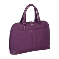 Black 15.6" Ladies Corporate Shoulder Sling Laptop Bag - Purple