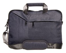 PowerUp Urban Denim Laptop Bag-Denim Blue & Grey