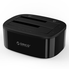 Orico 2 Bay USB3.0 Dock for 2.5 & 3.5 Hard Drives  Black
