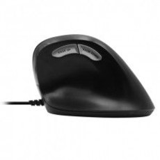 MACALLY Ergonomic Vertical USB Mouse - Black