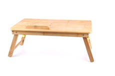 College Originals Multi-Functional Bamboo Standing Laptop Table – Medium