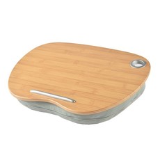 Wood Multi-Function Knee Pad Lap Desk Pilliow for Laptop iPad Tablet