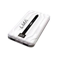 LMA - Moxom 10000mAh Dual USB Compact And Slim Powerbank - White