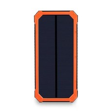 LMA- 20000mAh Solar Charging External Power Bank- Orange
