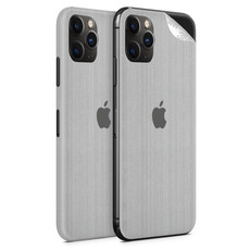 Brushed Metal Vinyl Skin for iPhone 11 Pro - Two Pack
