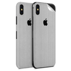 Brushed Metal Vinyl Skin for iPhone XS Max - Two Pack