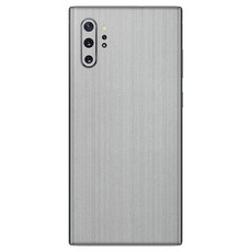Brushed Metal Vinyl Wrap for Samsung Note 10 Plus - Two Pack