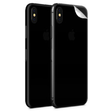 Matte Black Vinyl Skin for iPhone X - Two Pack
