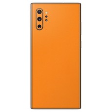 Matte Orange Vinyl Wrap for Samsung Note 10 Plus - Two Pack
