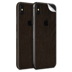 Oak Wood Vinyl Skin for iPhone XS - Two Pack