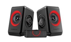 SonicGear Quatro 2 2.0 Speaker System - Festive Red
