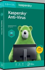 Kaspersky 2020 Anti-Virus 1+1 PC, 1 year DVD