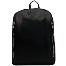 Blackcherry Multi Zipped Backpack-Black