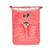 Brad Scott The Ostrich Sling Bag With Front Detail - Red