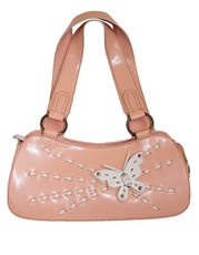 Fino Faux Leather Bow Design Shoulder Bag