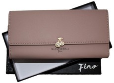 Fino Flap Over Snap Pu Leather Purse with Box