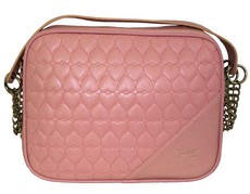 Fino Heart Quilted Faux Leather Bag