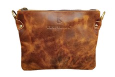 Kooptroo Genuine Leather Sling Handbag - Mopani
