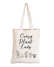 Love & Sparkles 100% Eco Cotton Tote Shopper Crazy Plant Lady