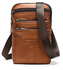 Men's Genuine Leather Cowhide Casual Shouder Bag