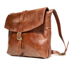 Nuvo - Genuine leather Messenger bag with buckle SAM-02