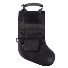 Tactical MOLLE Christmas Stocking Bag - Black