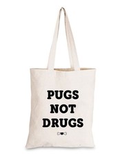 Wishbone Cotton Eco Tote Bag with Fun Slogan