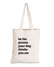 Wishbone Cotton Eco Tote Bag With Fun Slogan