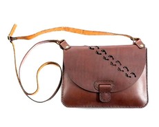 Yuppie Gift Baskets Footprint Genuine Leather Clutch Handbag
