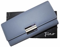 Fino Flap Over PU Leather Purse with Box