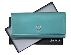 Fino Patent Leather Elegant Purse with Box