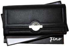 Fino PU Leather Purse with Box & Has Removable Wristlet