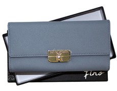 Fino Tri-Fold Press Stud PU Leather Purse with Box