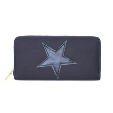 Lily & Rose Navy With Star Zip Through Purse