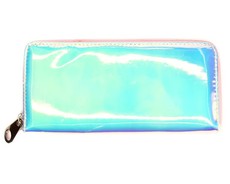 Lily and Rose Large Turquoise Metallic Wallet