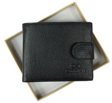 Charmza PU Leather Slim Wallets - Black