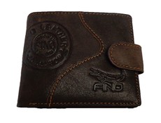 Fino Genuine Leather Hl-1338 Wallet - Brown