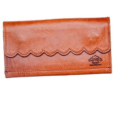Hilary Wallet with Scalloped Edge