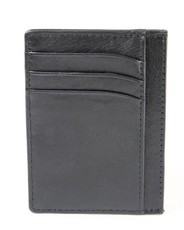 Kurgan Kenani Genuine Leather Credit Card Holder - Black