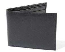 Kurgan Kenani Genuine Leather Mens Wallet - Black