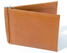 Kurgan Kenani Genuine Leather Money - Tan