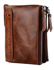 Lareinea Genuine Leather Vintage Bifold Wallet
