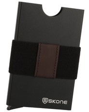 Minimalist Wallet - Card Holder & Money Clip Band - RFID Blocking-Black