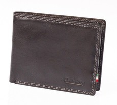 Paolo Rossi Genuine Leather Unique Range Wallet - Black